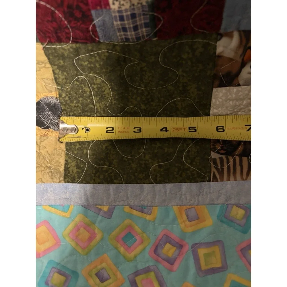Handmade Patchwork Quilt Throw 48
